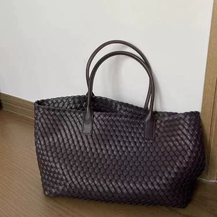 Fashion Big Summer Simple Large Capacity Woven Women's Shoulder Bag