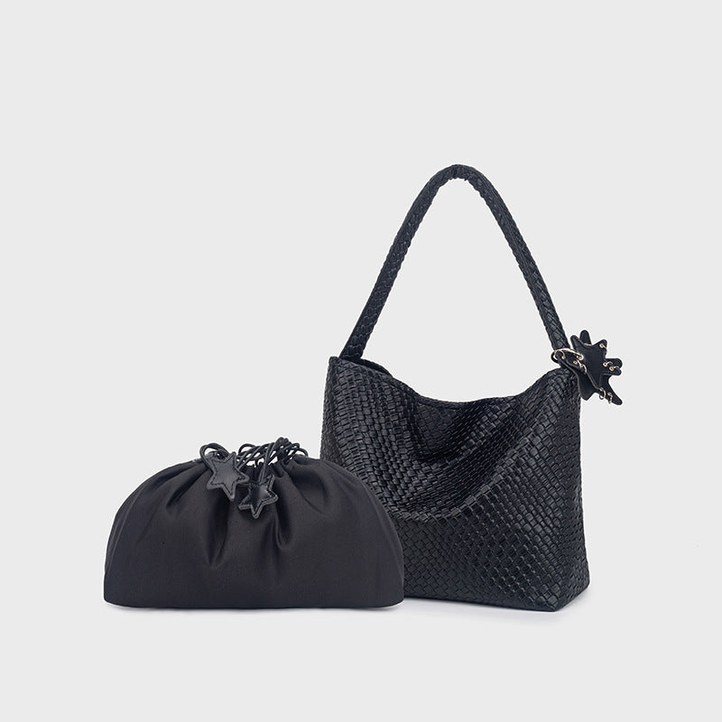 Gun Mother Texture Portable Underarm Vegetable Bags
