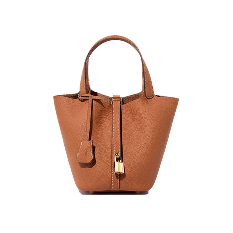 Women's Vegetable Basket Summer Imported Cowhide Handbags