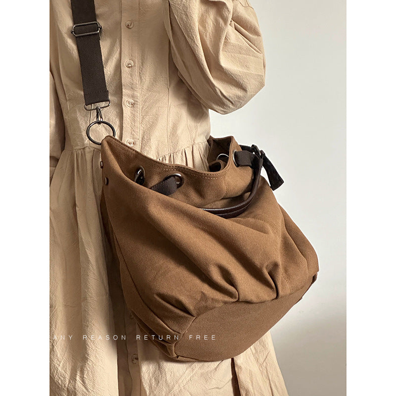 Retro Working Style Fashion Canvas Large Tote Bags