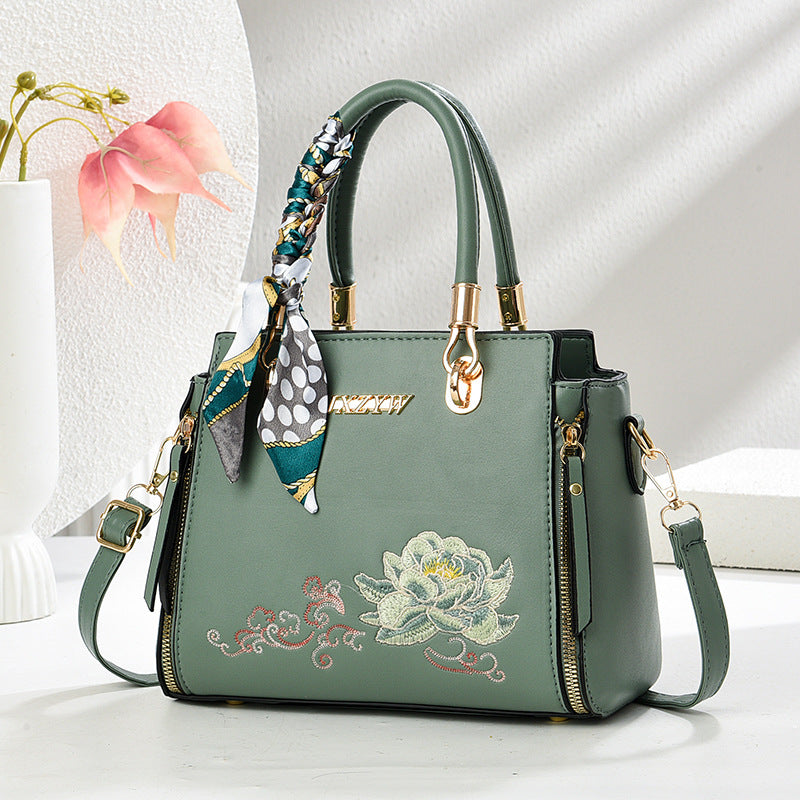 Women's Chinese Style Embroidery Mother's Large Capacity Women's Handbag