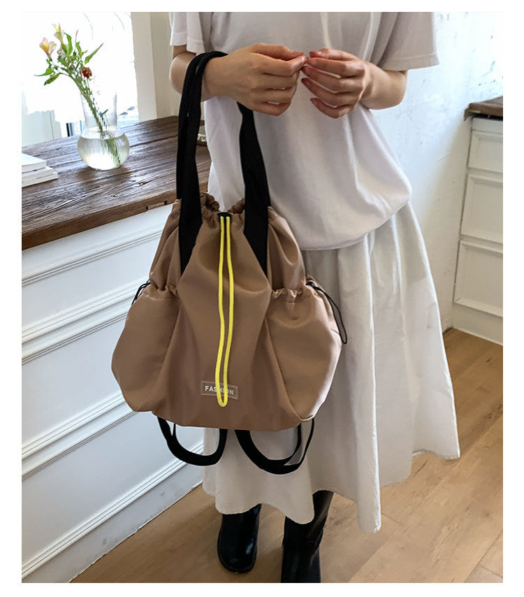 Large Capacity Leisure Niche Lightweight College Simple Commute Women's Backpack