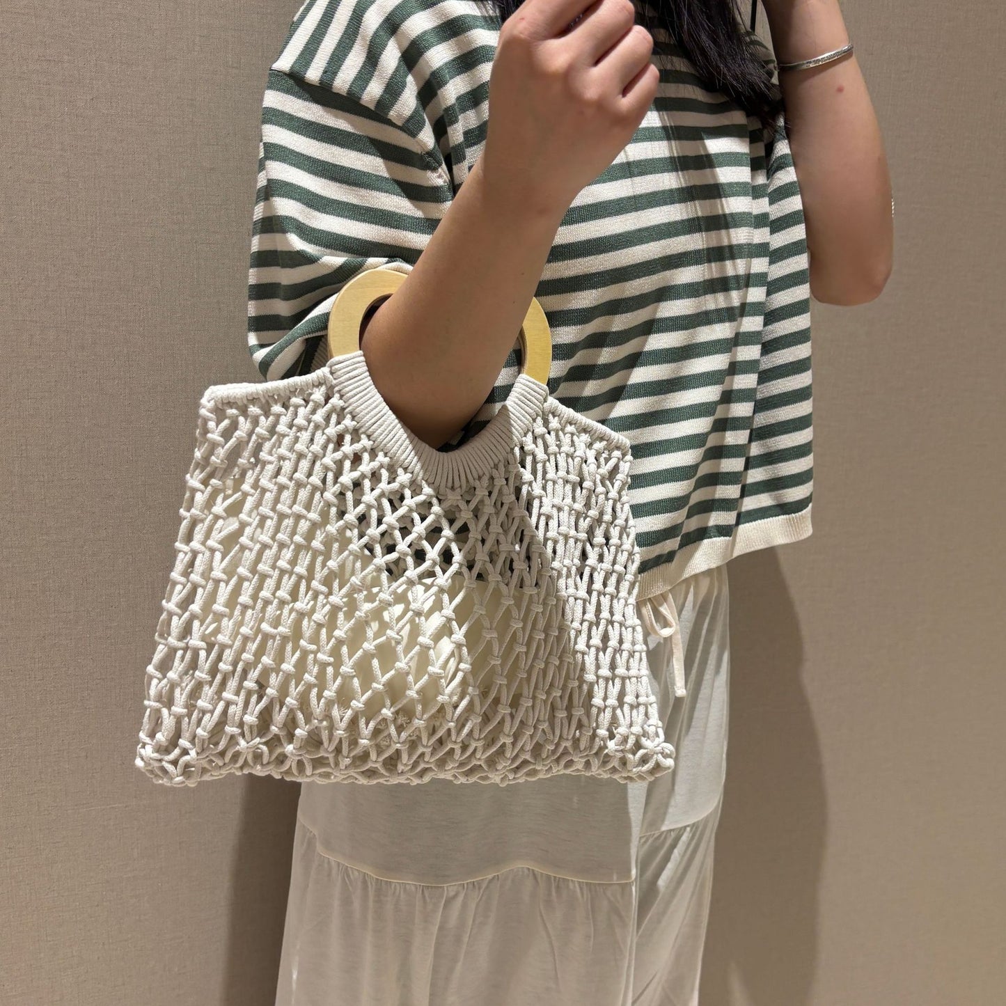 Minority Straw Hollow Woven Summer Vacation Women's Shoulder Bag