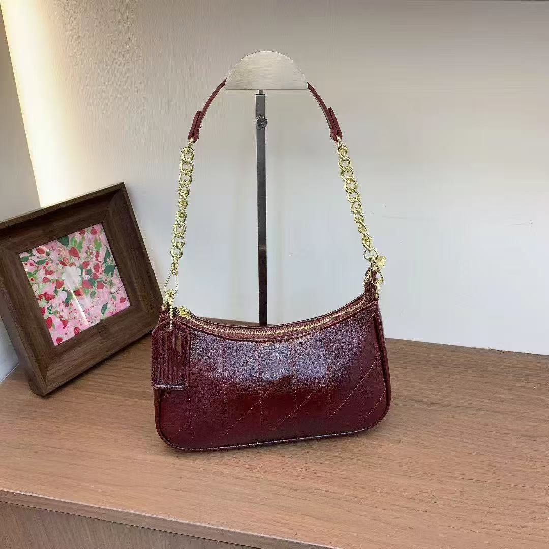 Trendy Women's Rhombus Chain Underarm Fashion Women's Shoulder Bag