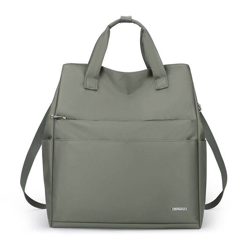 Large Capacity Nylon Canvas Class Commuter Computer Women's Backpack