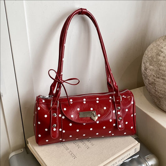 Women's Fashion Dot Korean Style Commuter Boston Bags