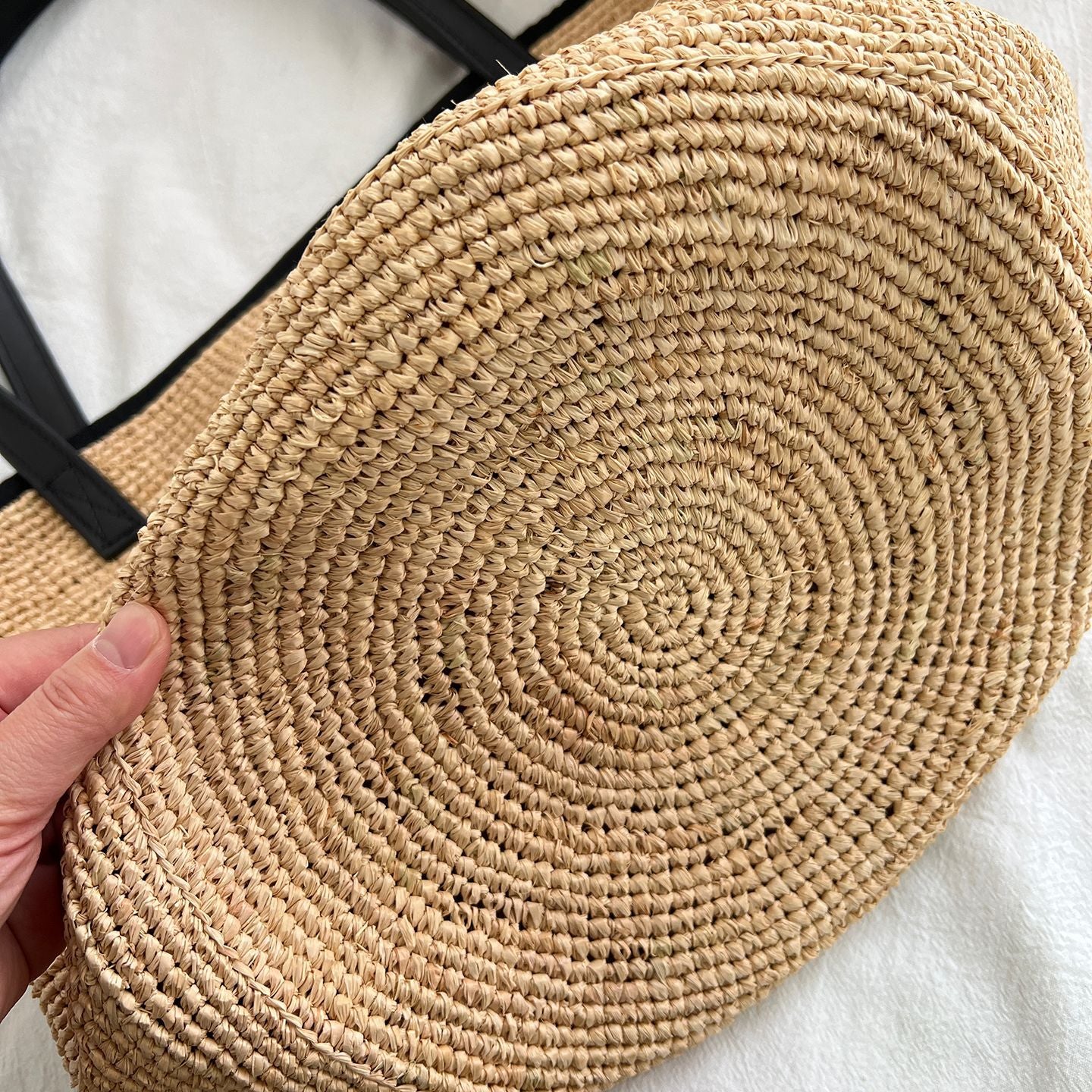 Women's Raffia Hand-woven Large Capacity Portable Vacation Tote Bags