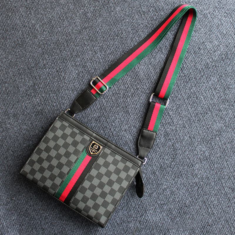 Men's & Women's Business Hard Large Capacity Plaid Trendy Handbags