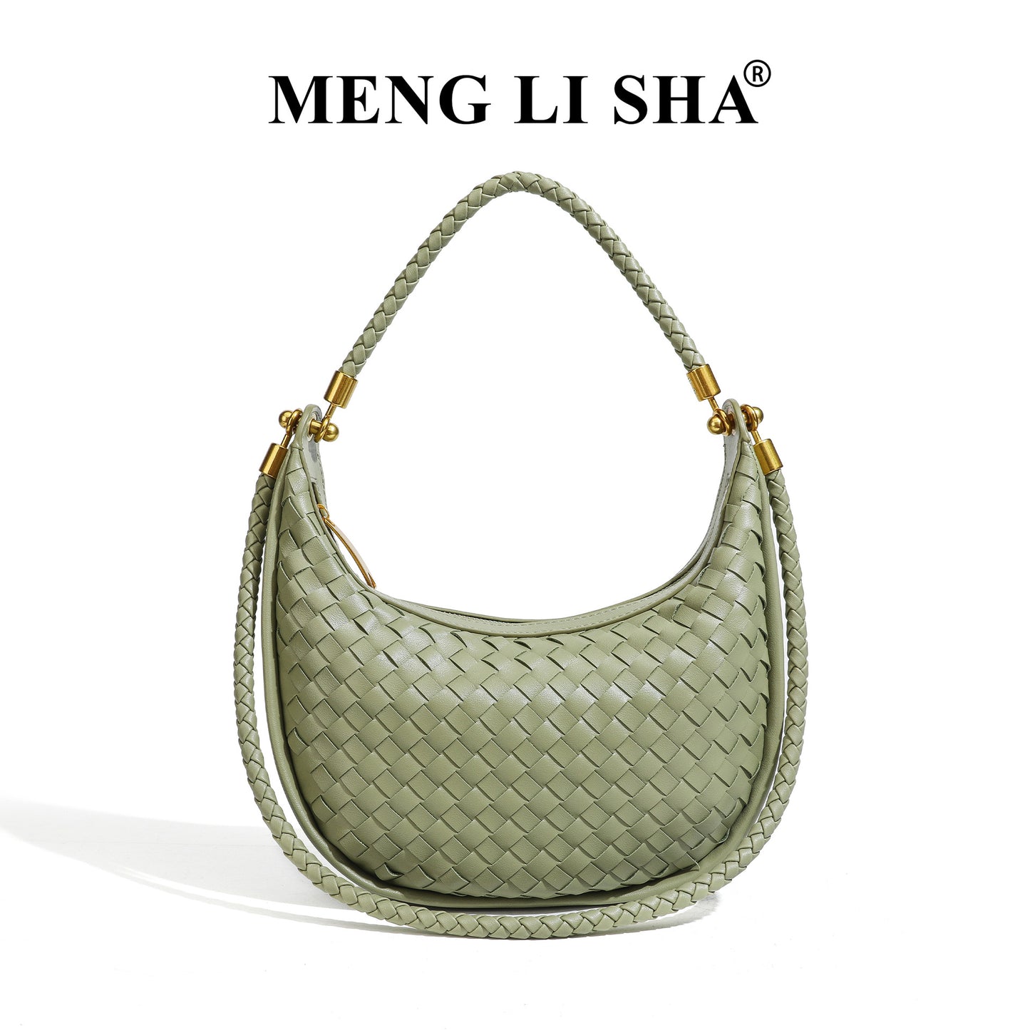 Style High Sense Hand-woven Light Luxury Simplicity Underarm Women's Handbag