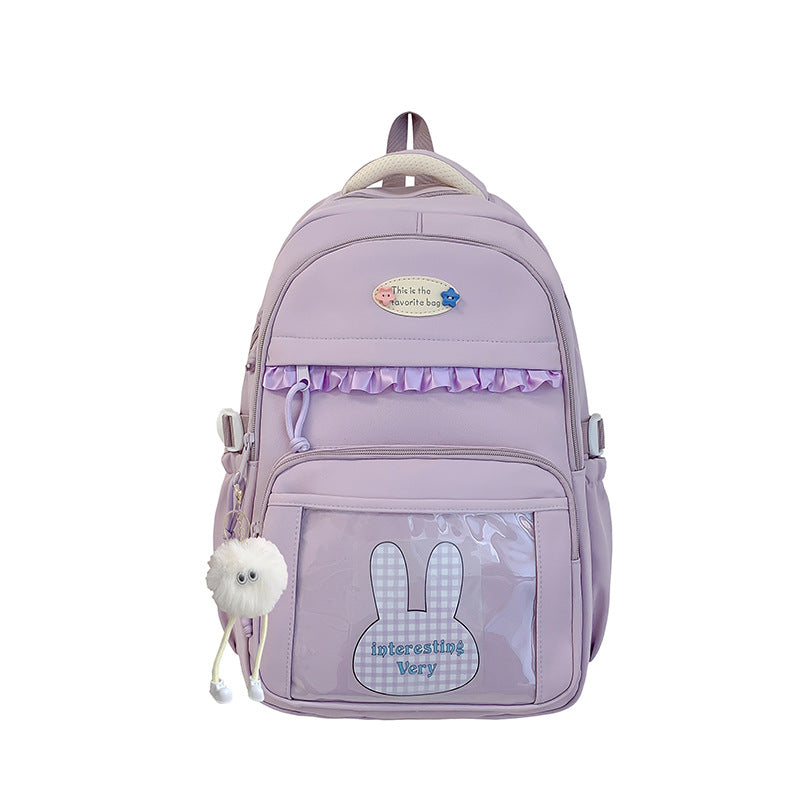 Style Niche Junior High Female Cute Leisure Backpack