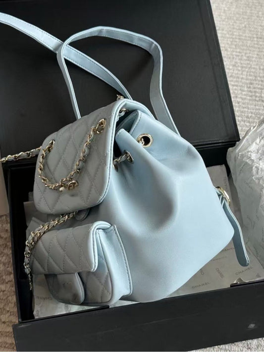 Style High-grade Sheepskin Pattern Fashion One Can Be Portable With Women's Backpack