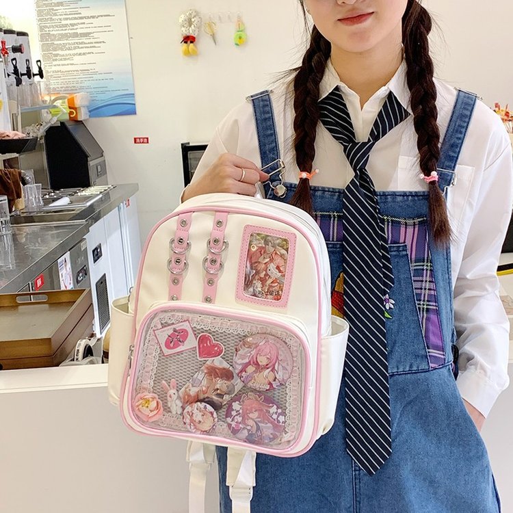 Style Large Capacity Color Matching Cartoon For Backpacks