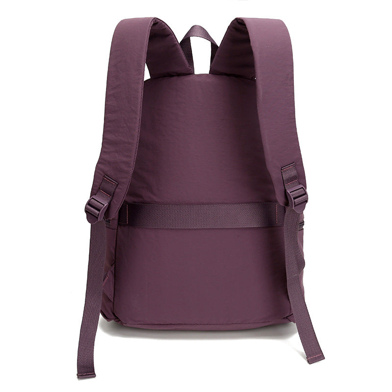 Women's Simple College Nylon Cloth Outing For Leisure Backpack