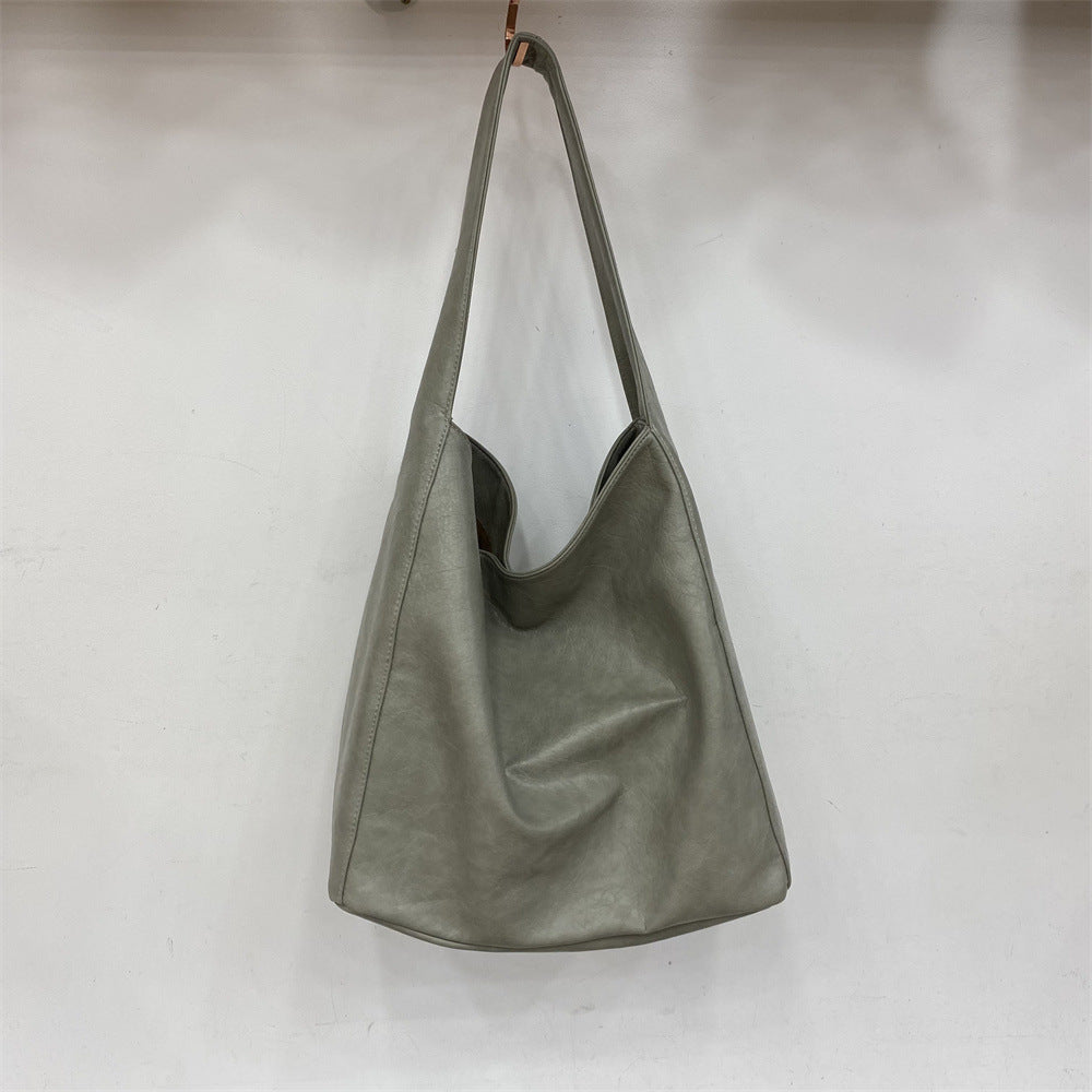 Women's Large Capacity Winter Korean Texture Trendy Simple Bags