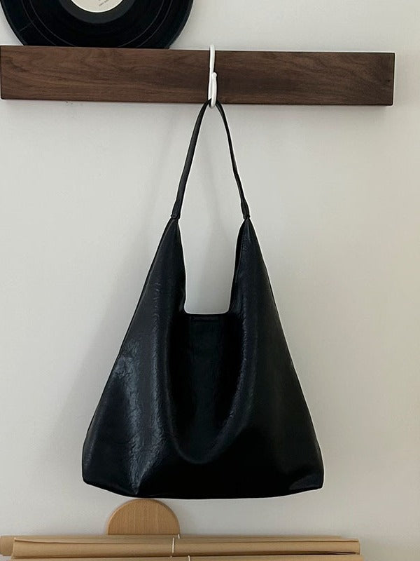 Women's Large Capacity Korean High-grade Trendy Commute Tote Bags