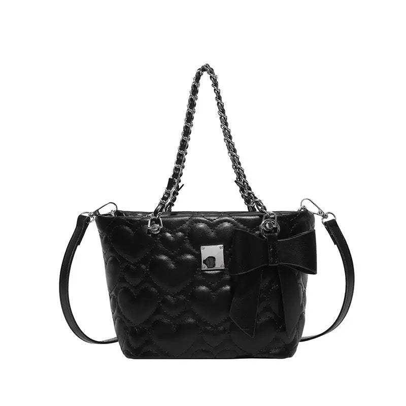 Style Fashionable Stylish Fashion Solid Color Love High-grade Leisure Backpack