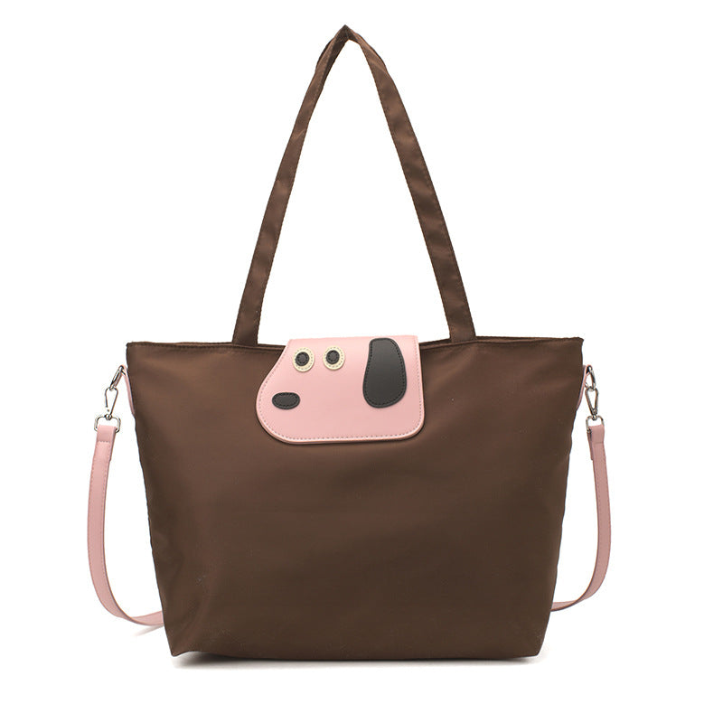 Women's Simple Large Capacity Totes Outing Commuter High-grade Tote Bag