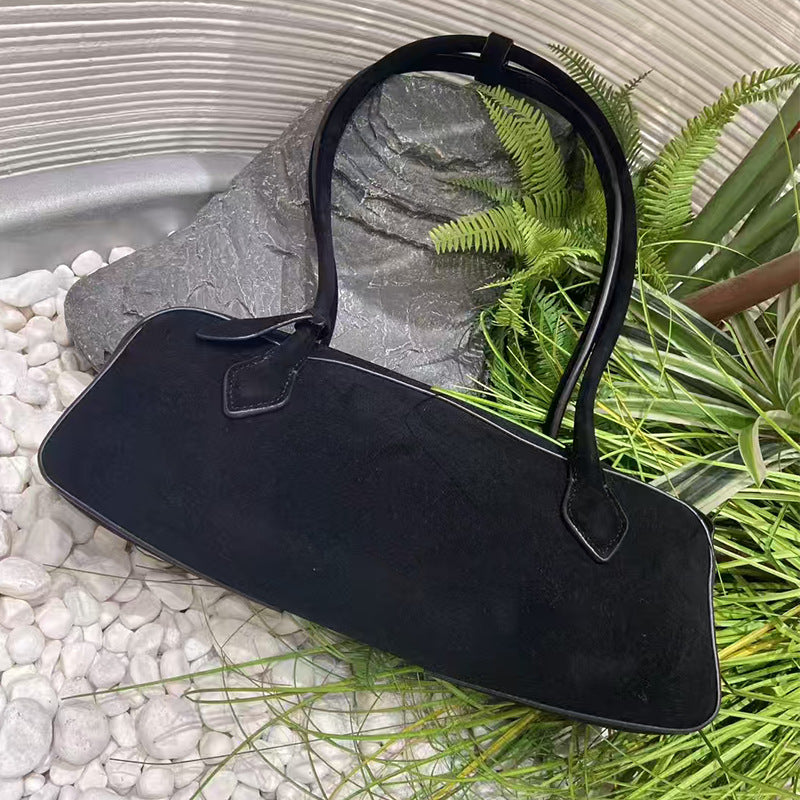 Women's Hot Sausage Trendy Baguette Fashion Genuine Underarm Bag