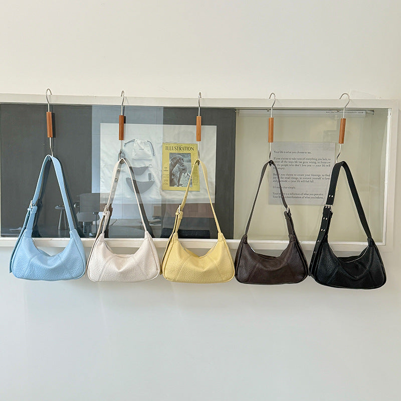Women's High-grade Portable Dumpling Simple Western Style Underarm Bag