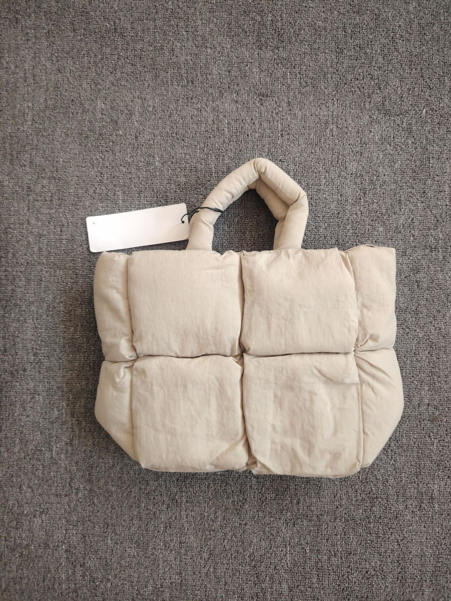 Women's Solid Color Letter Printing Large Capacity Women's Handbag