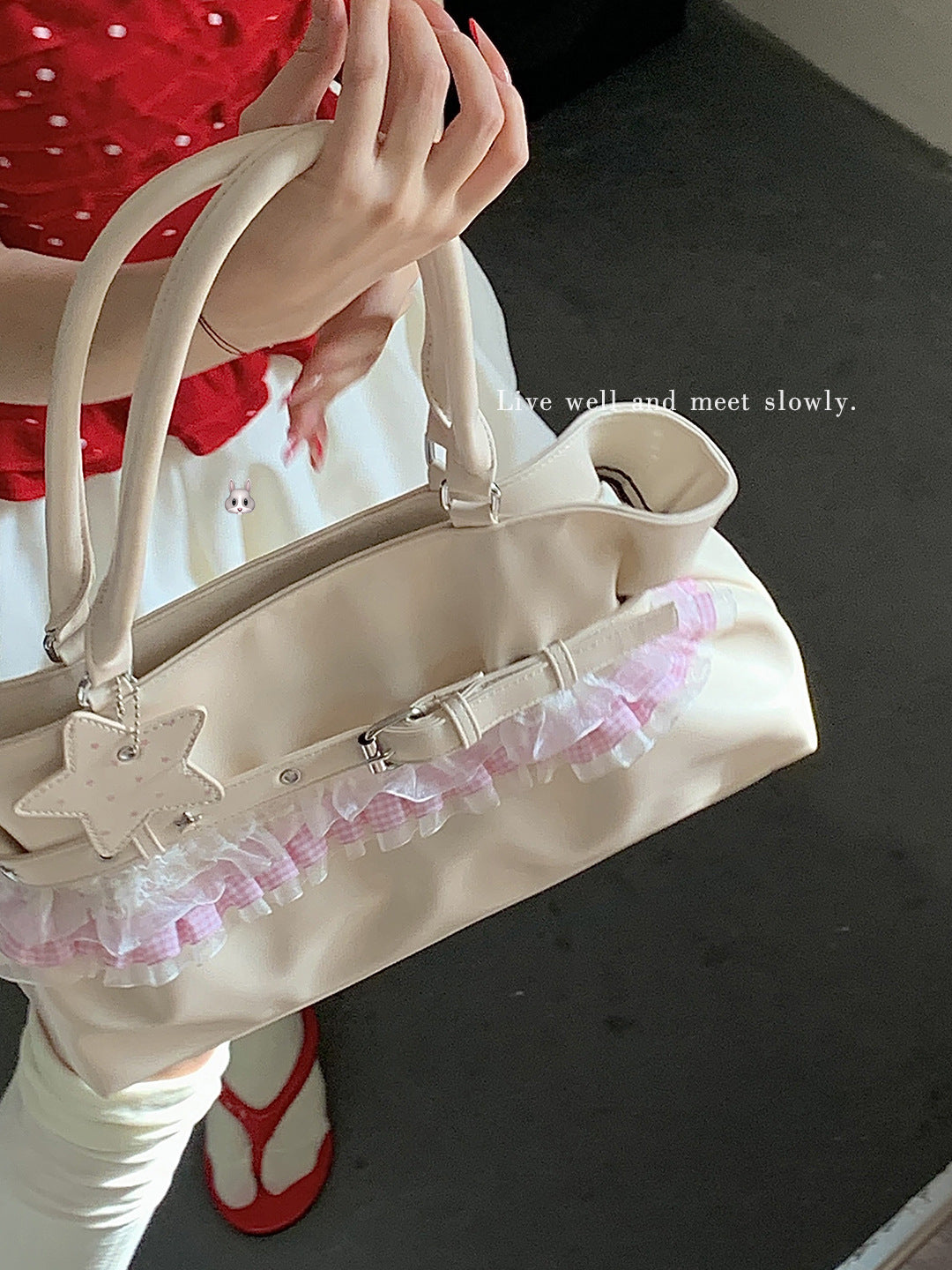 Women's Korean Style Sense Underarm Summer Simple Tote Bag