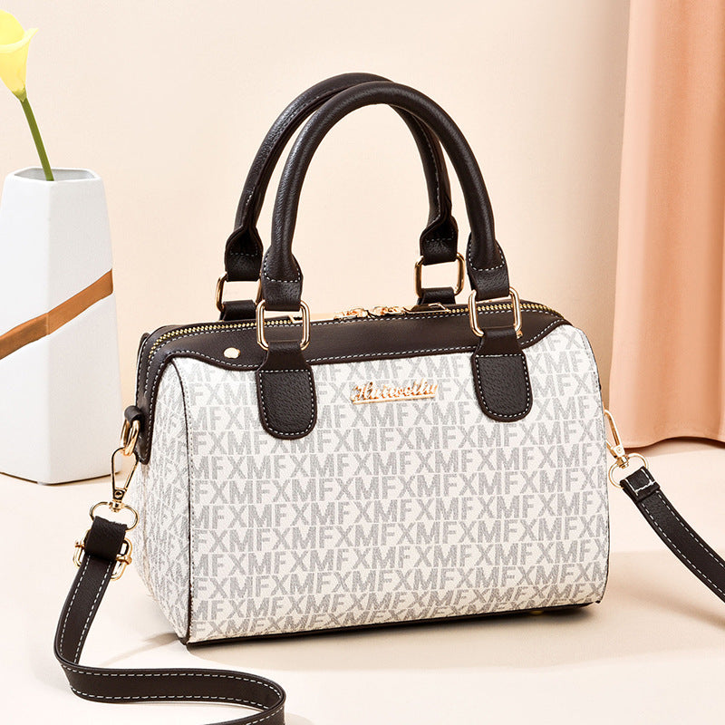 Women's Korean Style Printed Simple Elegant Pillow Personalized Unit Women's Handbag