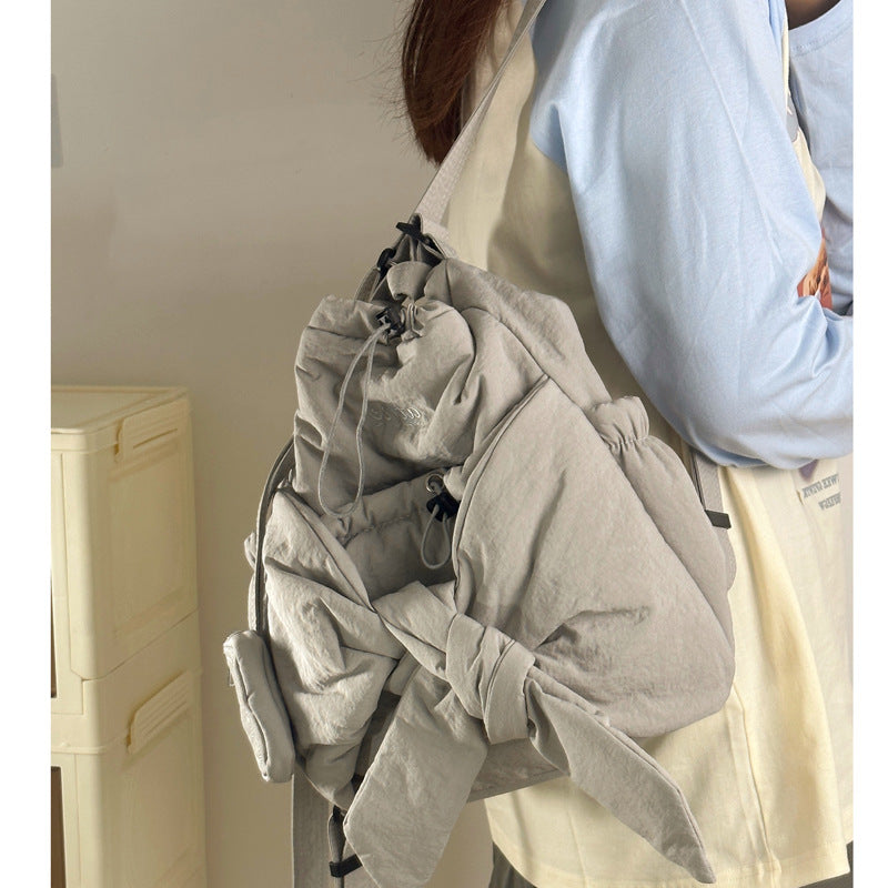 Collapse Korean Style Large Capacity Bow Women's Backpack