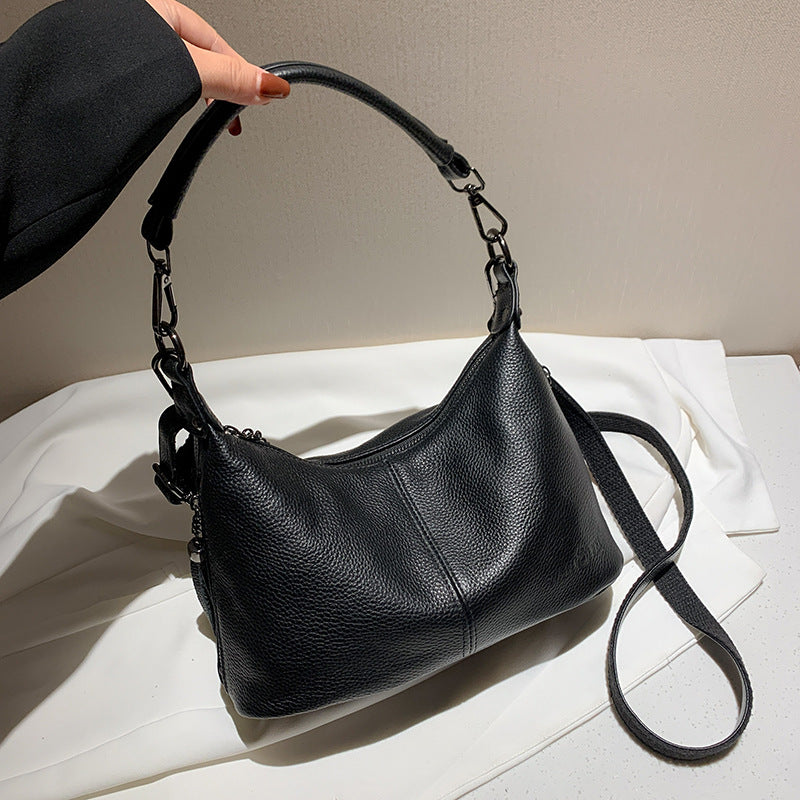 Women's Genuine Cattlehide Leather Surface Summer Large Capacity Bags