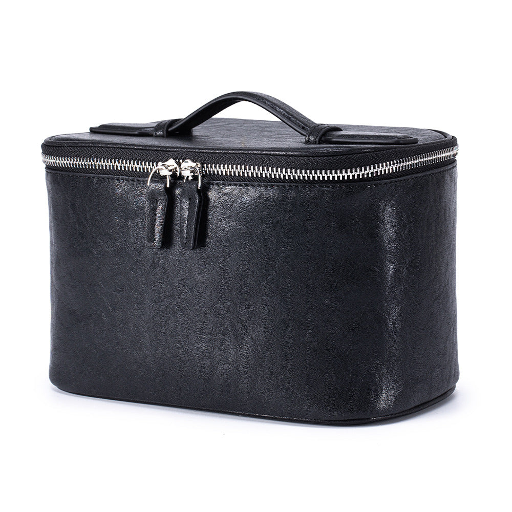 Top Layer Cowhide Large Capacity Partition Storage Female Portable Waterproof Bags