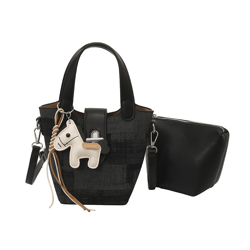 Women's Advanced Texture Light Luxury Portable Vegetable Basket Bags