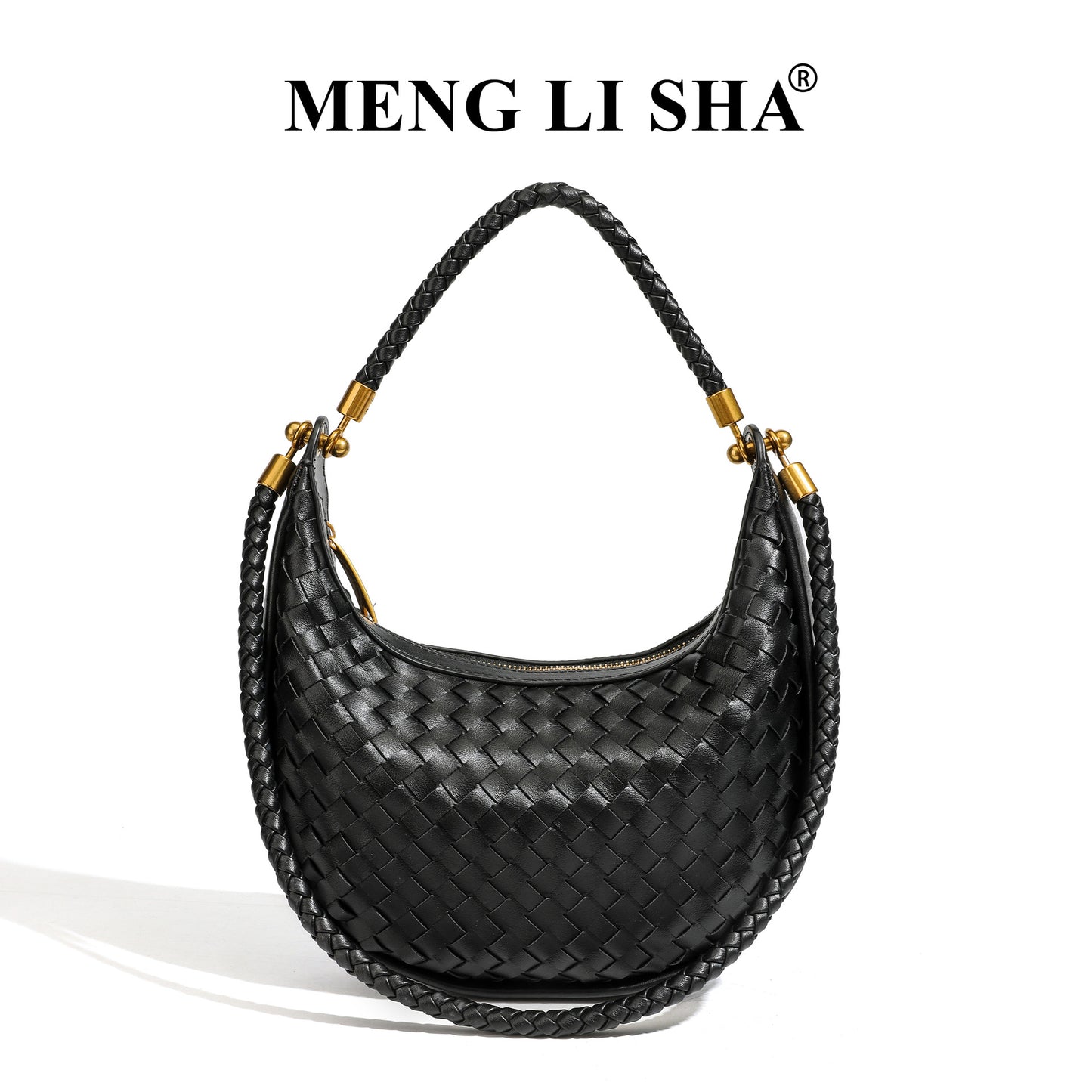 Style High Sense Hand-woven Light Luxury Simplicity Underarm Women's Handbag