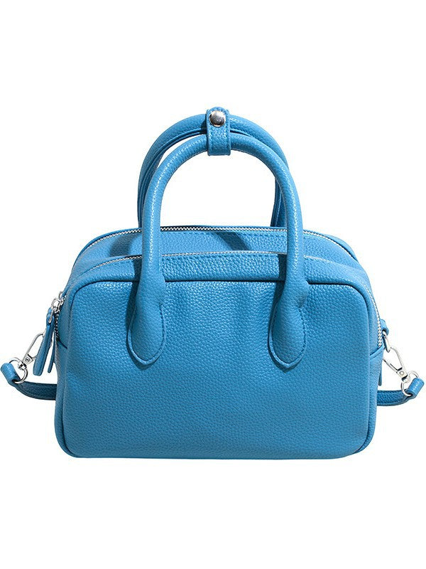 Women's Blue Underarm Fashionable Large Capacity Pillow Women's Shoulder Bag