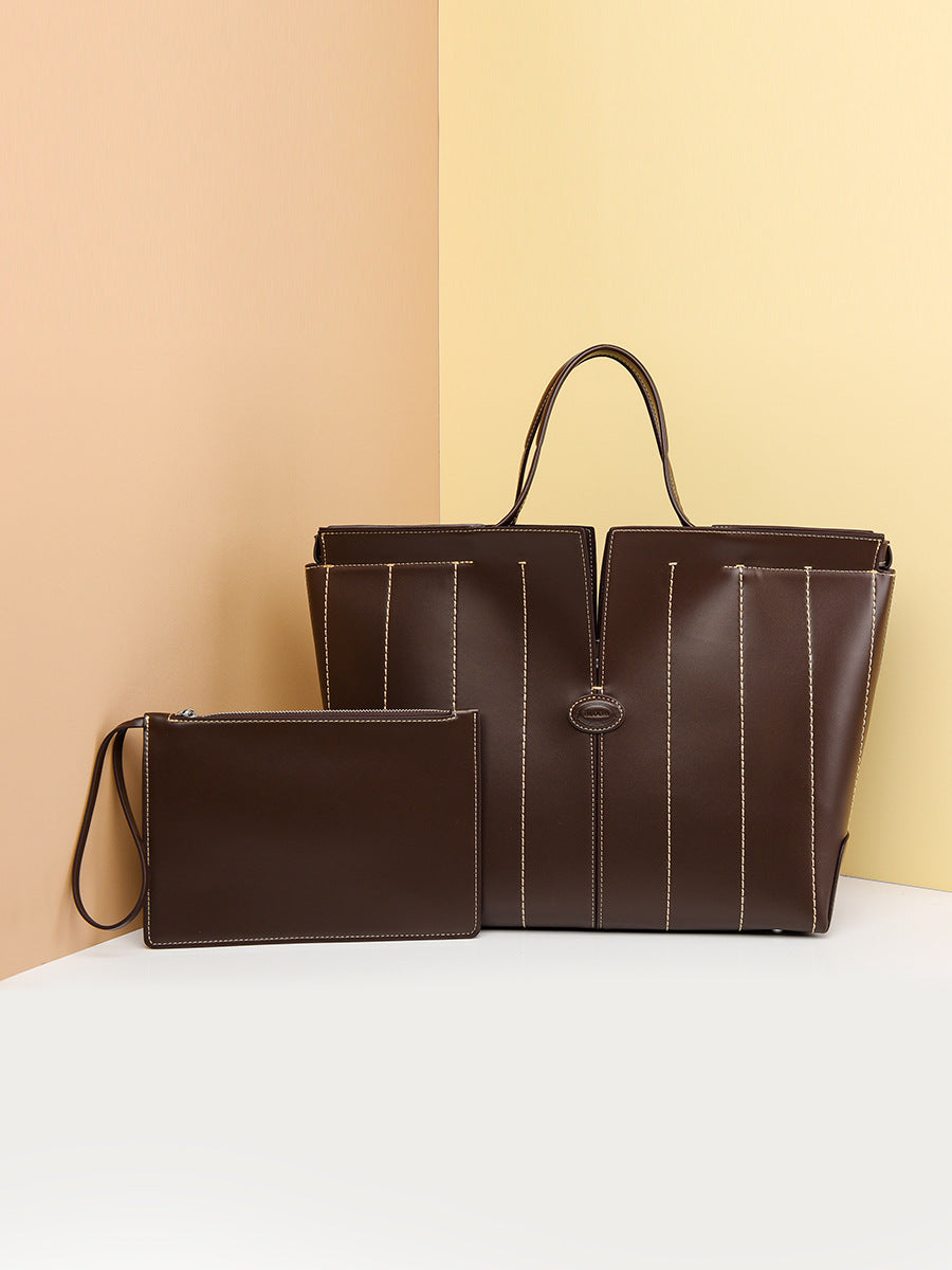 Women's Fashion Large Capacity Commuter Simple High Tote Bag