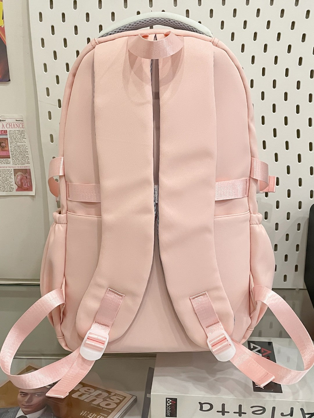 Good-looking Fresh Sweet Dopamine Transparent Bar Cartoon Junior Leisure Backpack