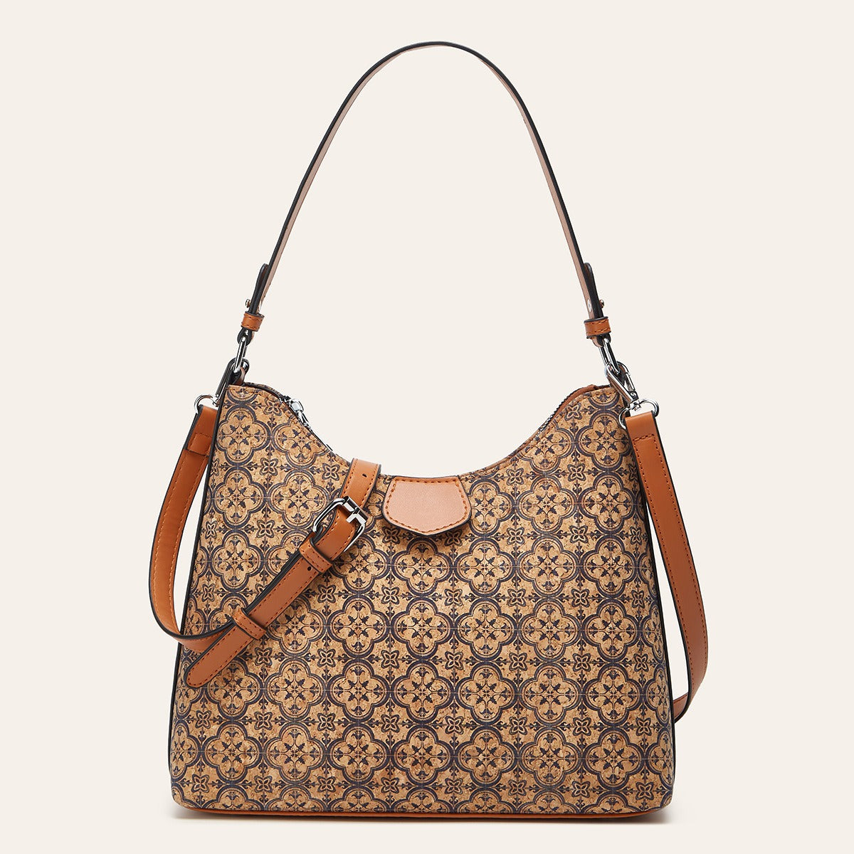 Retro Ethnic Style Cork Tree Leather Bags