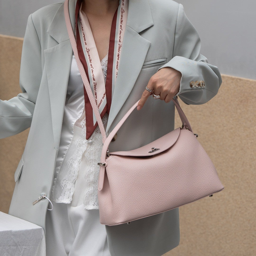 Women's Genuine Leather Simple Large Capacity High-grade First Layer Handbags