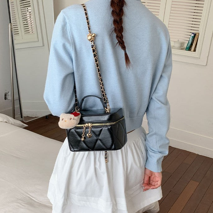 Women's Diamond Embroidery Thread Fashion Chain Portable Women's Messenger Bag