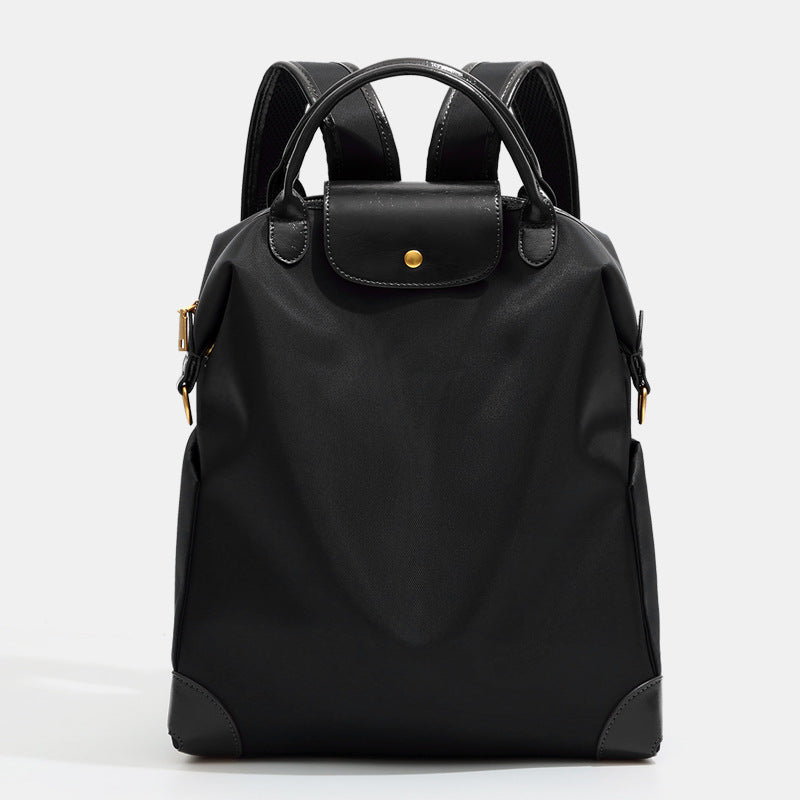Women's High-grade Commuter Computer Convenient Large Capacity Nylon Contrast Leisure Backpack