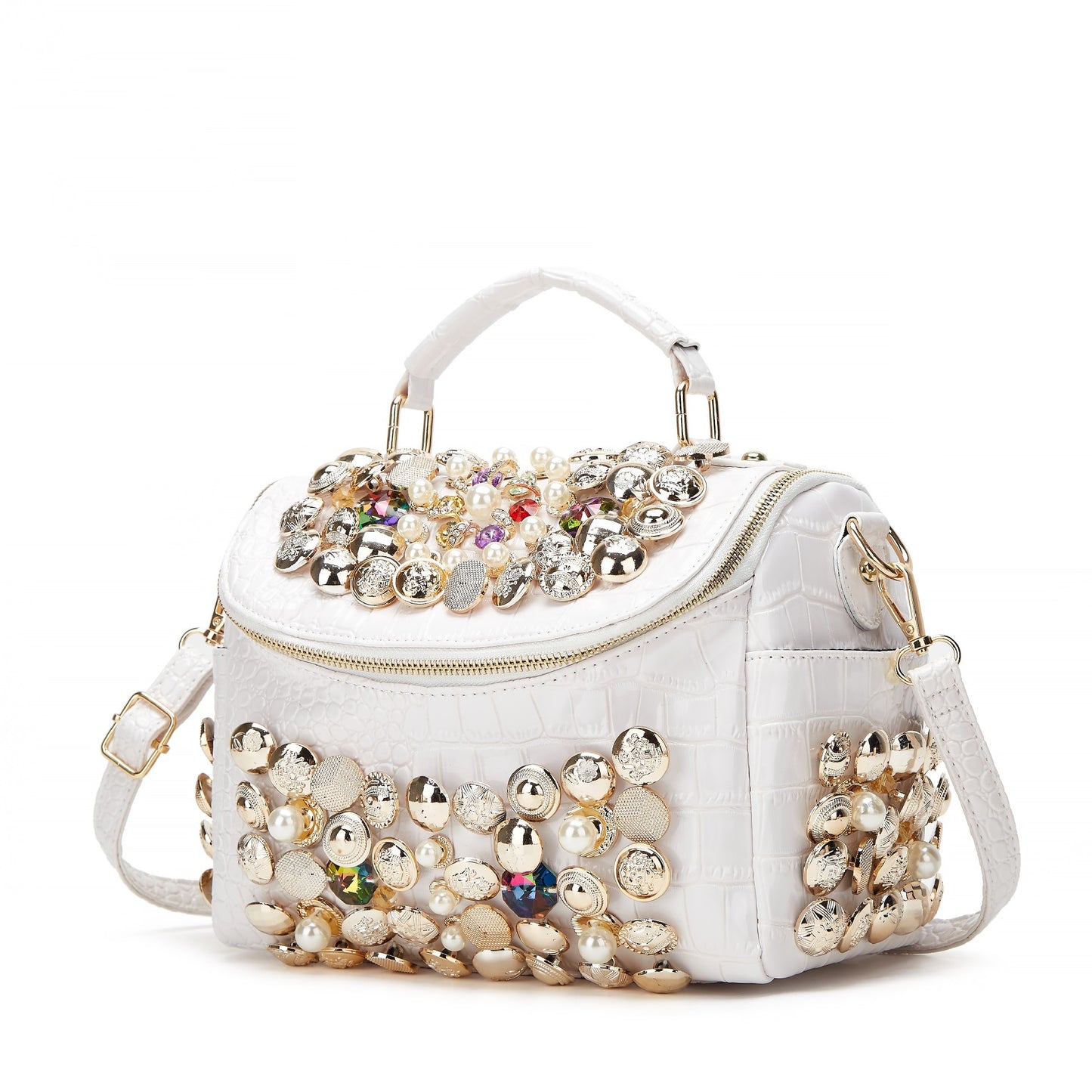 Women's Fashion Elegant Beaded Personalized Rhinestone Temperament Women's Handbag
