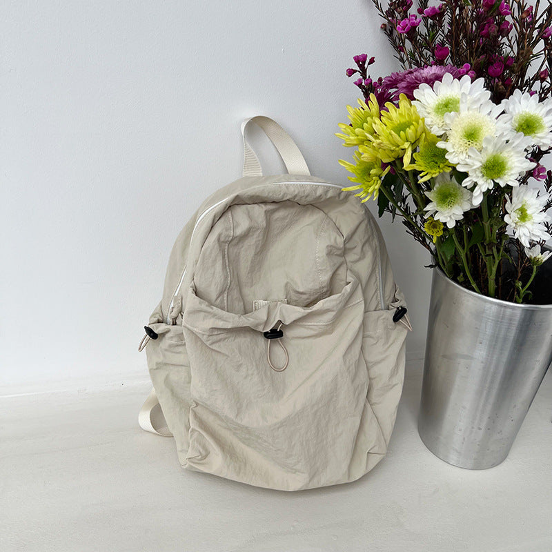 Korean Style Large Capacity Nylon Lightweight Leisure Women's Backpack