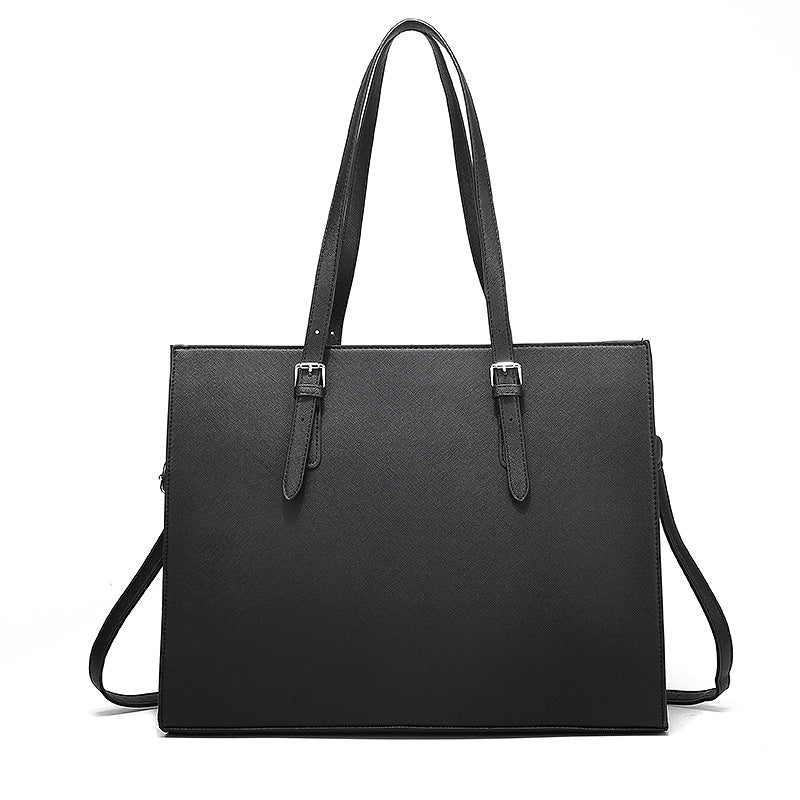 Women's Cross Pattern Large Temperament Wild Women's Handbag