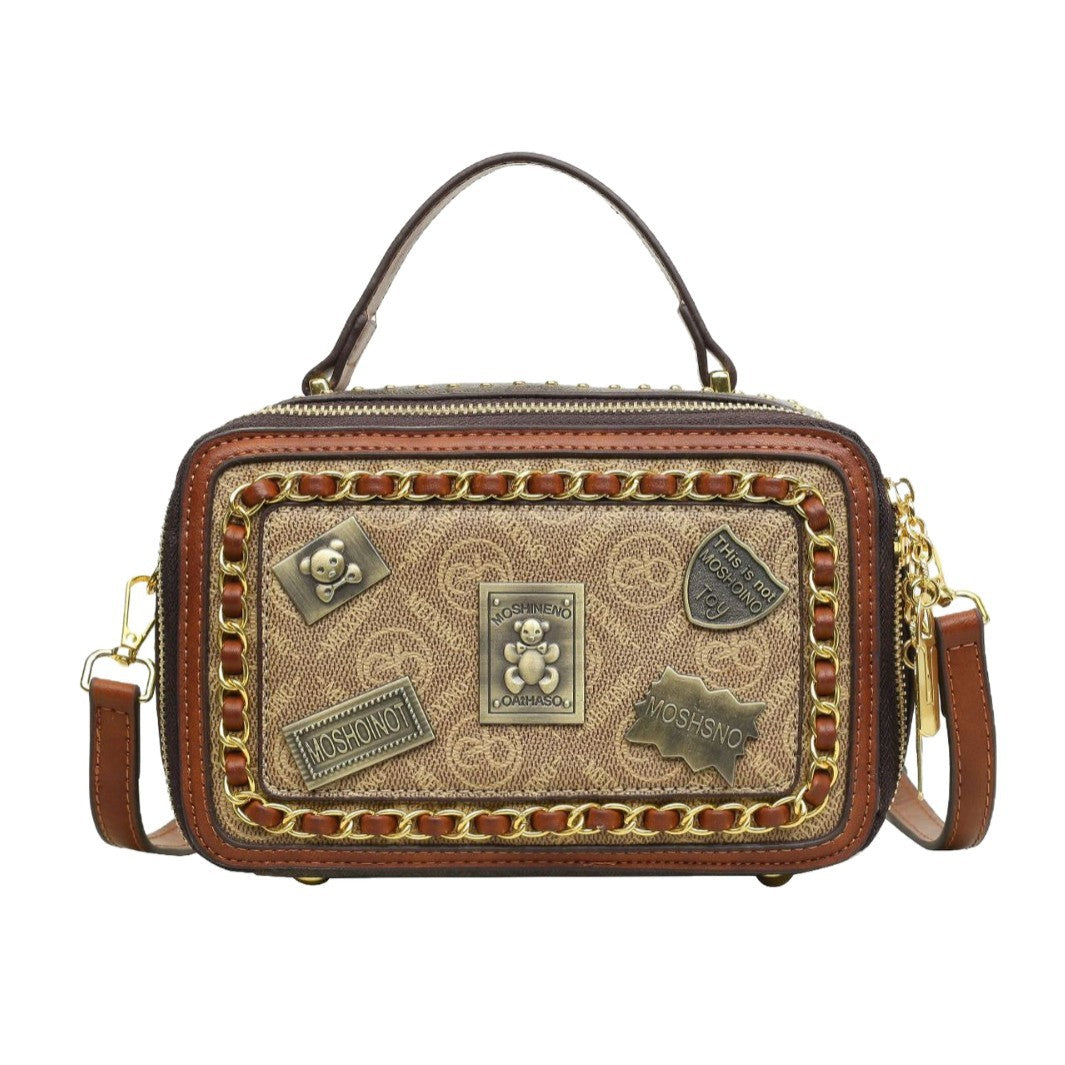 Women's Light Luxury Style Fashion Diamond Quilted Handbags