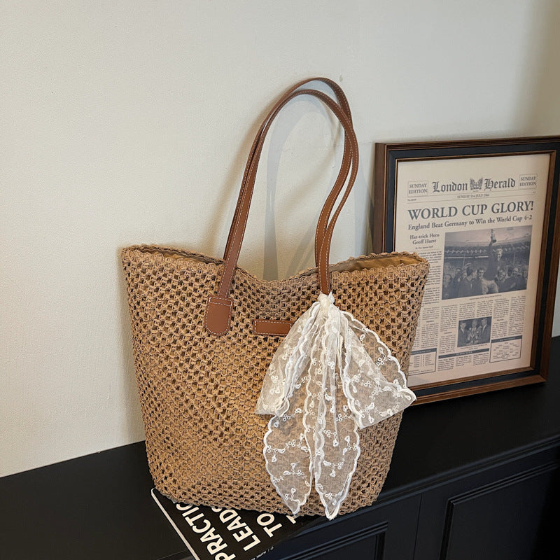 Women's Style Fashion Large Capacity Underarm Simple Tote Bag