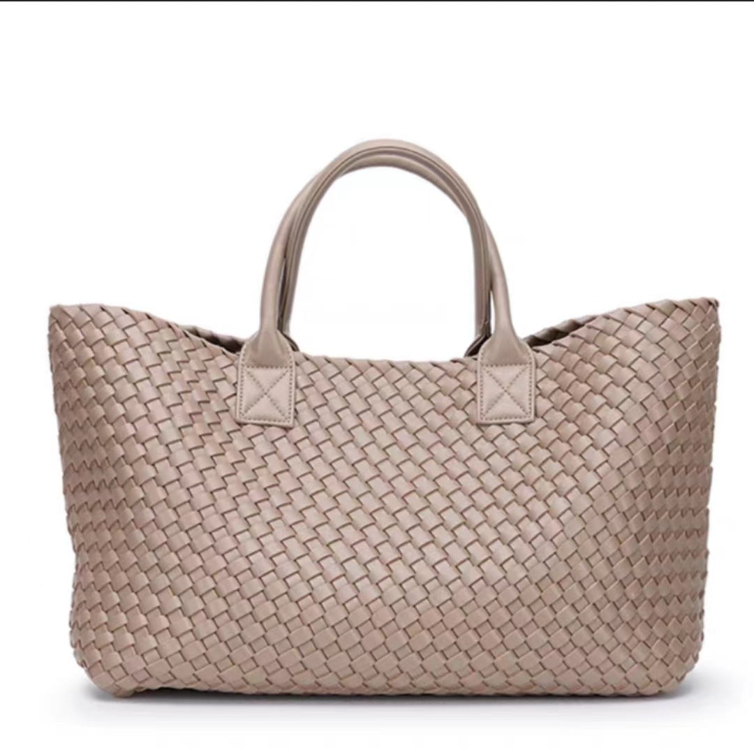 Women's Faye Wong Woven Large Capacity Totes Handmade Beach Women's Handbag