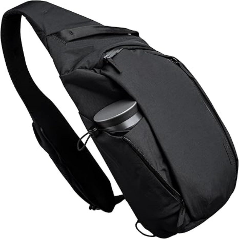 Innovative Fashion Simple Solid Color Left Men's Messenger Bag