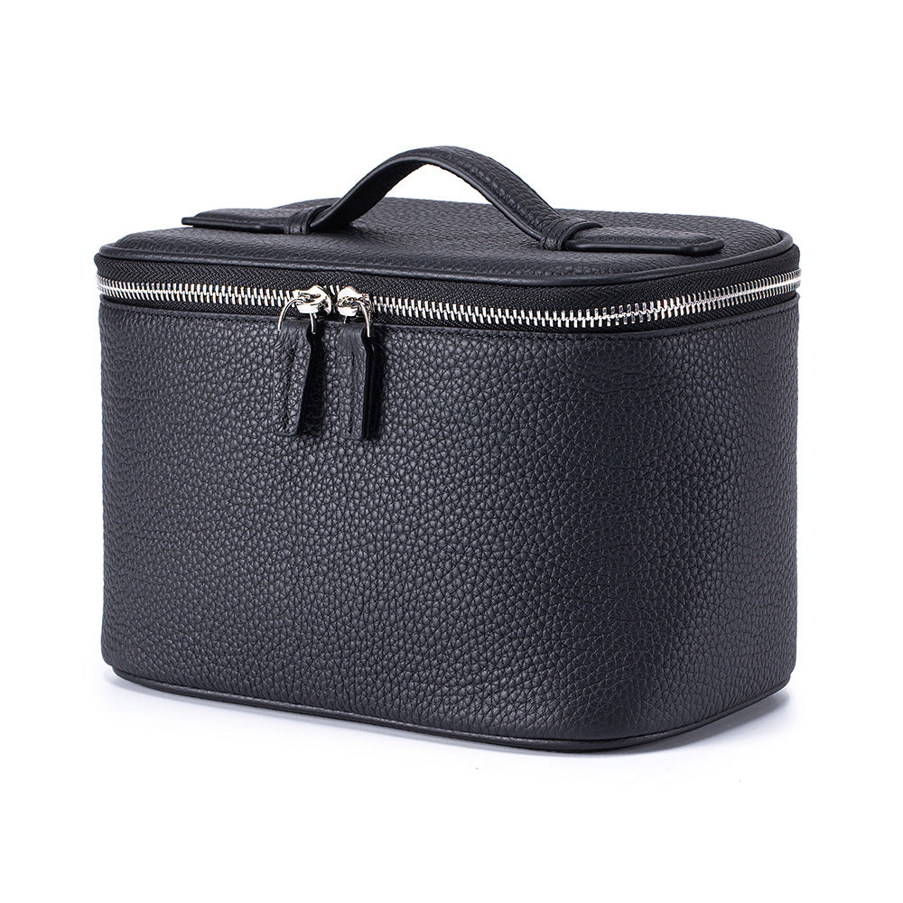 Top Layer Cowhide Large Capacity Partition Storage Female Portable Waterproof Bags