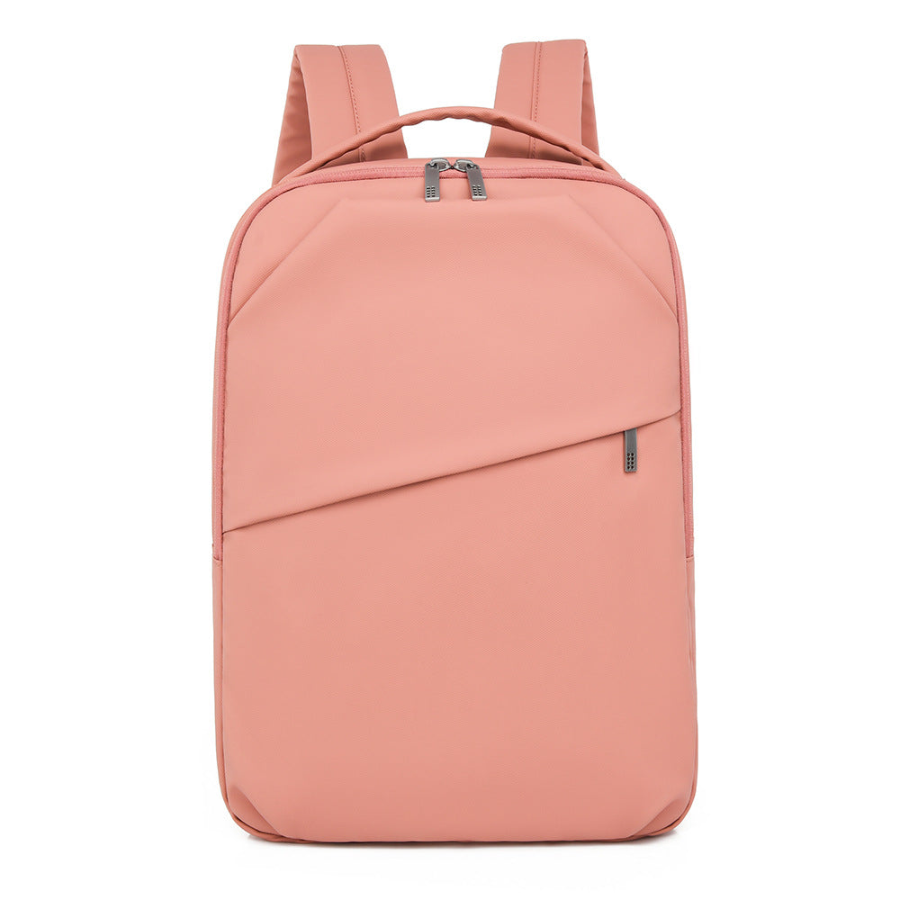 Women's Waterproof Derm Solid Color Commuter Business Backpack