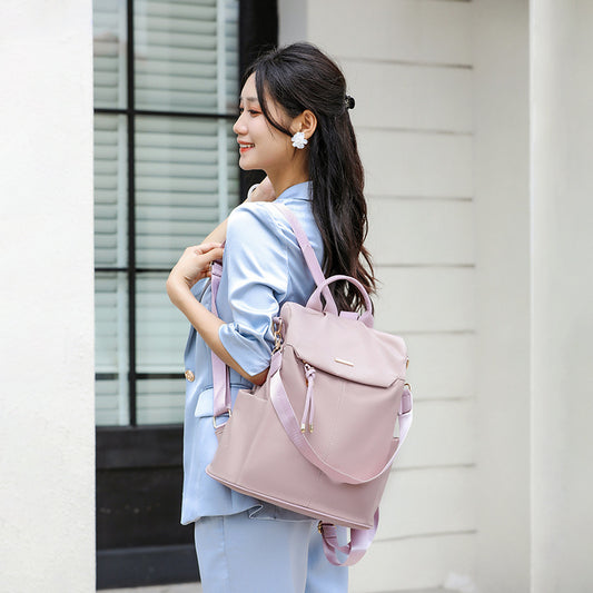 Women's Spring Oxford Cloth Commuter Lightweight Women's Backpack