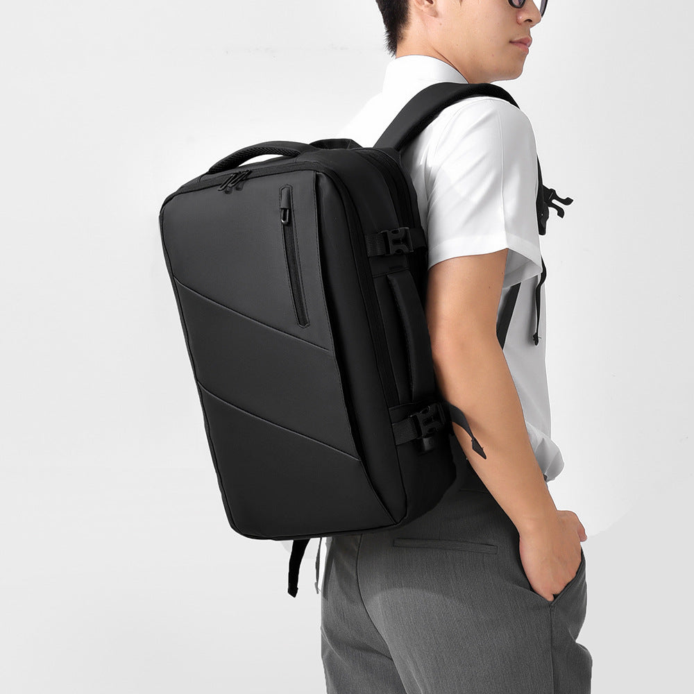 Men's Large Capacity Computer Can Be Expanded Business Backpack