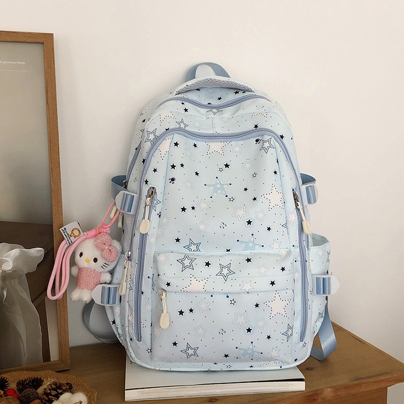 Korean Style Good-looking Early High College Simple Backpacks